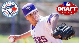 Connor Eller was selected by the Blue Jays in the 22nd round of the 2016 MLB draft. (www.OBUTigers.com)