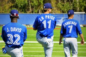 John La Prise has developed well at second base this season in Lansing. (Toronto Observer)